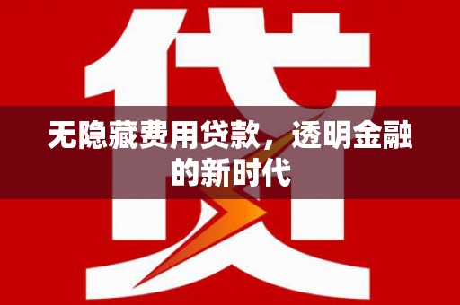 罗城无隐藏费用贷款，透明金融的新时代