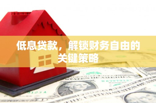罗城低息贷款，解锁财务自由的关键策略