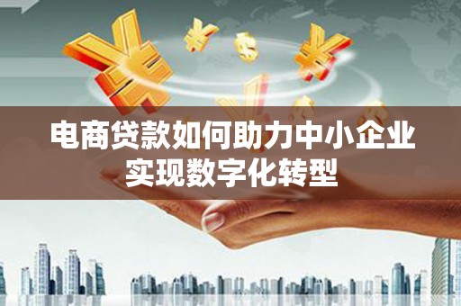 罗城电商贷款如何助力中小企业实现数字化转型
