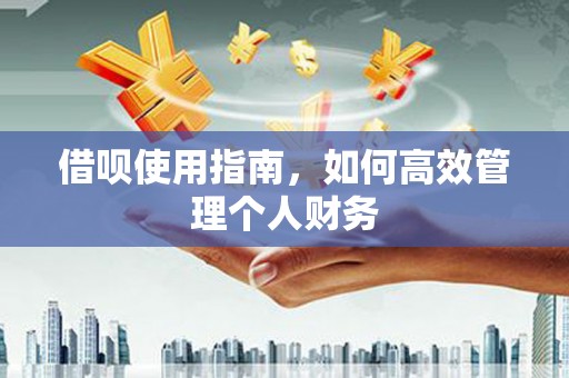 罗城借呗使用指南，如何高效管理个人财务