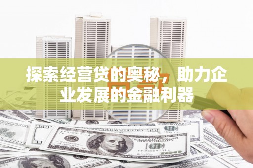 罗城探索经营贷的奥秘，助力企业发展的金融利器