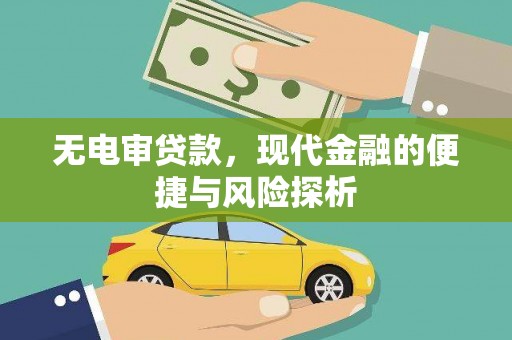 罗城无电审贷款，现代金融的便捷与风险探析