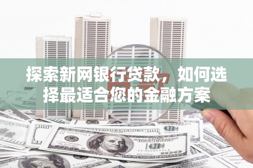 罗城探索新网银行贷款，如何选择最适合您的金融方案