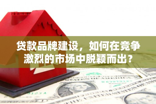 罗城贷款品牌建设，如何在竞争激烈的市场中脱颖而出？