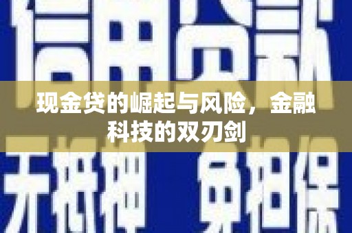 罗城现金贷的崛起与风险，金融科技的双刃剑