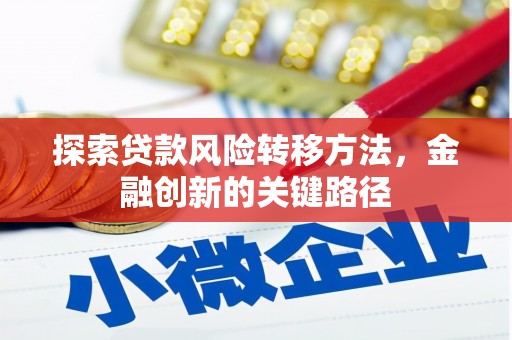 罗城探索贷款风险转移方法，金融创新的关键路径