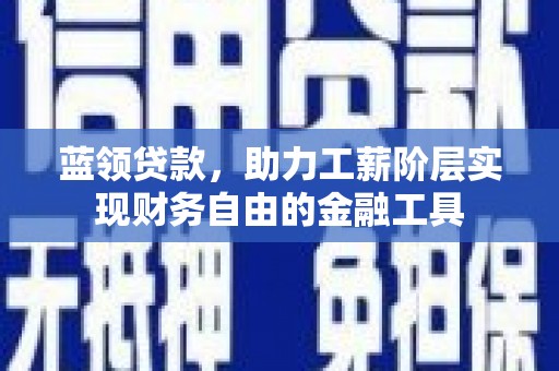 罗城蓝领贷款，助力工薪阶层实现财务自由的金融工具