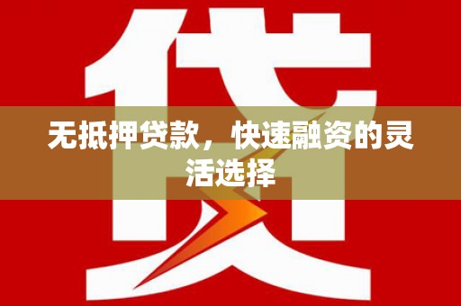 罗城无抵押贷款，快速融资的灵活选择