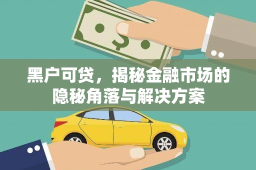 罗城黑户可贷，揭秘金融市场的隐秘角落与解决方案
