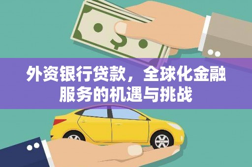 罗城外资银行贷款，全球化金融服务的机遇与挑战