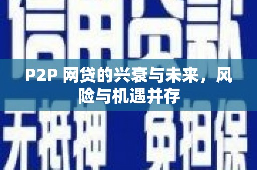 罗城P2P 网贷的兴衰与未来，风险与机遇并存
