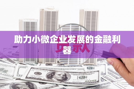 罗城助力小微企业发展的金融利器