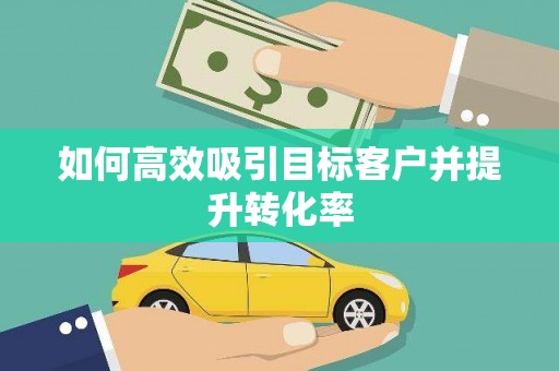 罗城如何高效吸引目标客户并提升转化率