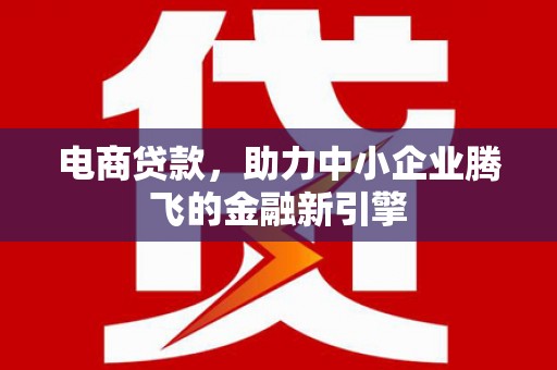 罗城电商贷款，助力中小企业腾飞的金融新引擎