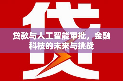 罗城贷款与人工智能审批，金融科技的未来与挑战