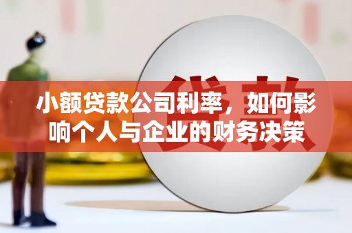 罗城小额贷款公司利率，如何影响个人与企业的财务决策