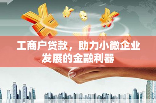 罗城工商户贷款，助力小微企业发展的金融利器