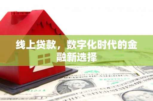 罗城线上贷款，数字化时代的金融新选择