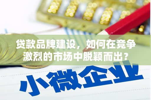 罗城贷款品牌建设，如何在竞争激烈的市场中脱颖而出？
