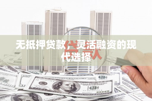 罗城无抵押贷款，灵活融资的现代选择