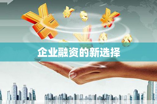 罗城企业融资的新选择