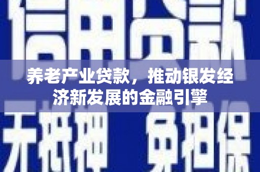 罗城养老产业贷款，推动银发经济新发展的金融引擎