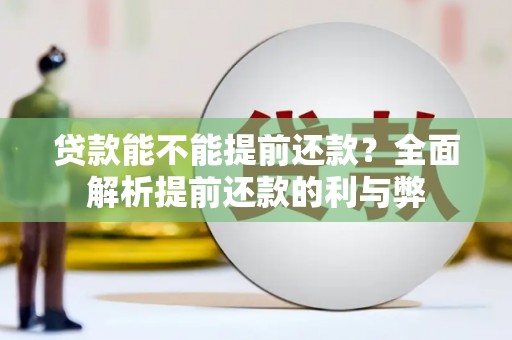 罗城贷款能不能提前还款？全面解析提前还款的利与弊