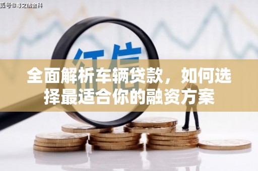 罗城全面解析车辆贷款，如何选择最适合你的融资方案