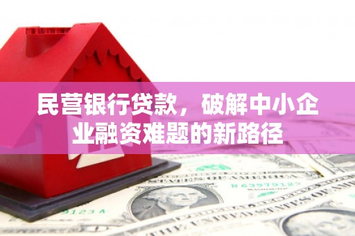 罗城民营银行贷款，破解中小企业融资难题的新路径