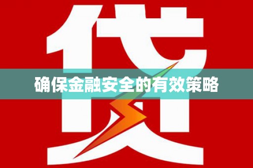 罗城确保金融安全的有效策略