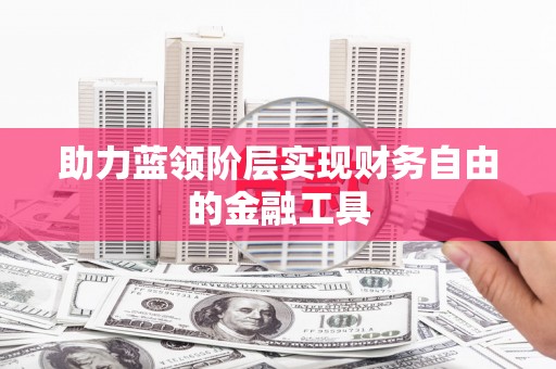 罗城助力蓝领阶层实现财务自由的金融工具