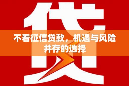 罗城不看征信贷款，机遇与风险并存的选择