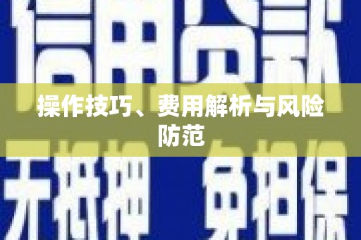 罗城操作技巧、费用解析与风险防范